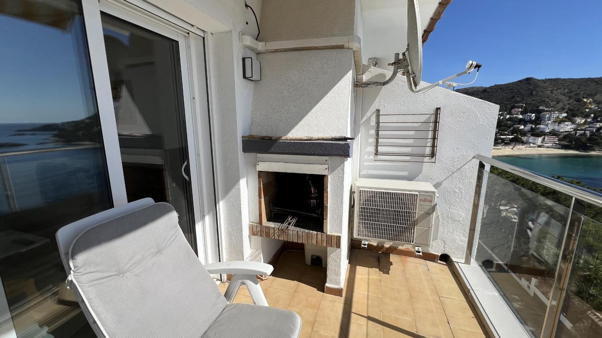 Apartamento Vista Mar Y Parking En Roses Av-27 외부 사진