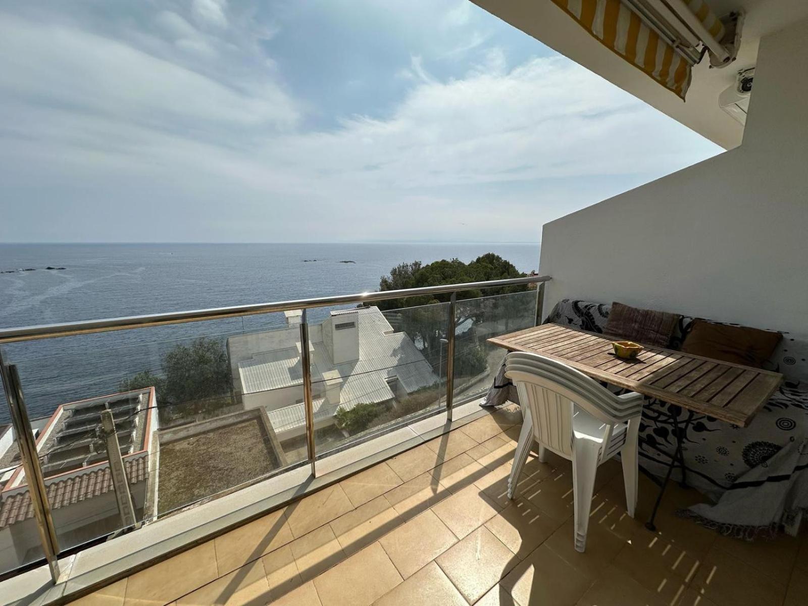 Apartamento Vista Mar Y Parking En Roses Av-27 외부 사진