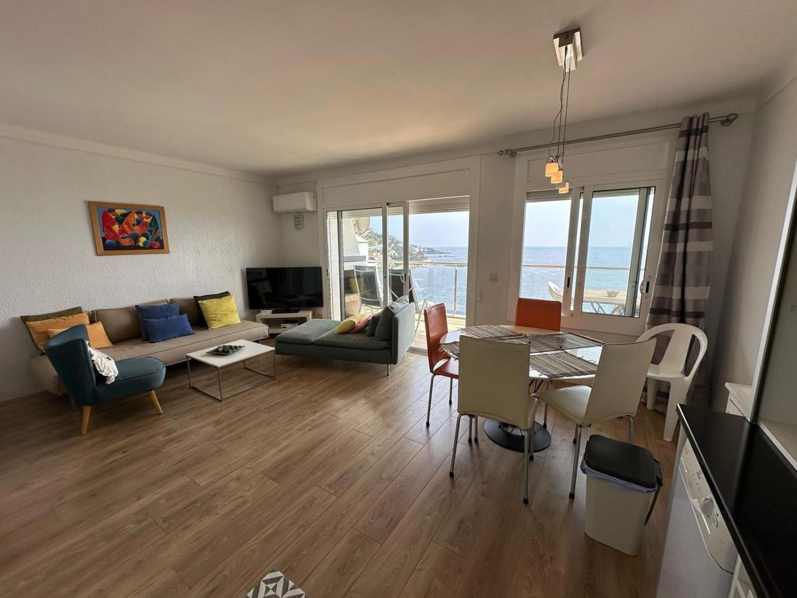 Apartamento Vista Mar Y Parking En Roses Av-27 외부 사진